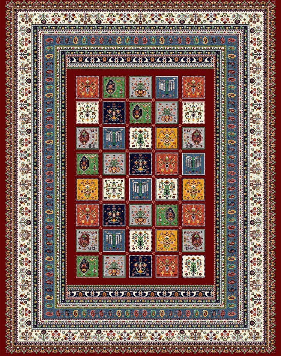 فرش گبه ماشینی